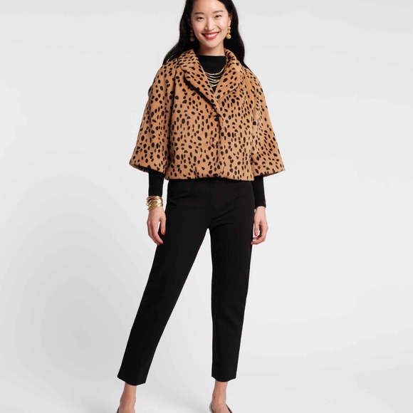 Blaine Jacket - Cheetah Faux Fur Brown - Picture 4 of 7